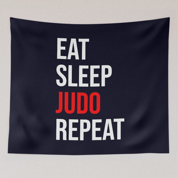 Item preview, Eat Sleep Judo Repeat designed and sold by CatArtStore.