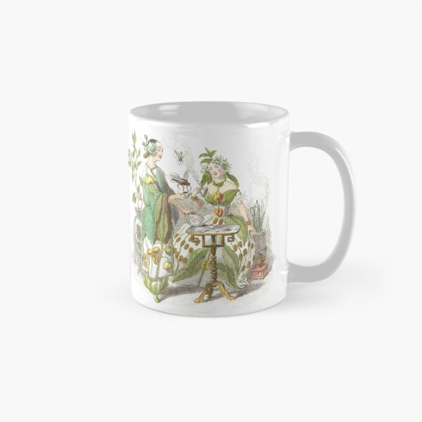 Item preview, J.J. Grandville's Tea & Coffee sisters circa 1867 designed and sold by ebrawne.