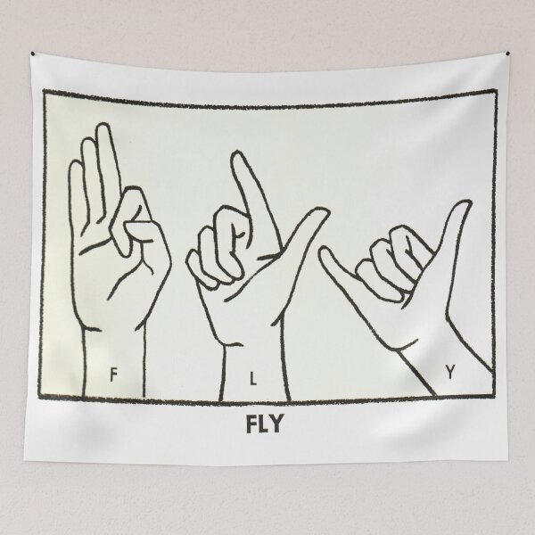 Item preview, Fly - Super Fly Sign Language  designed and sold by elevens.