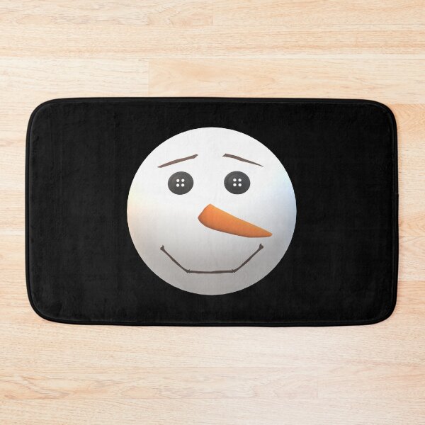 Item preview, Happy Snowman Face (Black Background) designed and sold by ArtByLM.