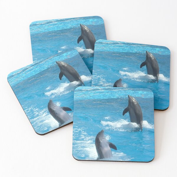 Item preview, 2 Playful Dolphins having Fun in the Water designed and sold by TANGELLACOUTURE.