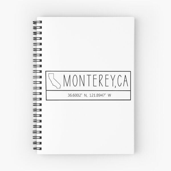 Item preview, Monterey California Coordinates designed and sold by Emily Designs.