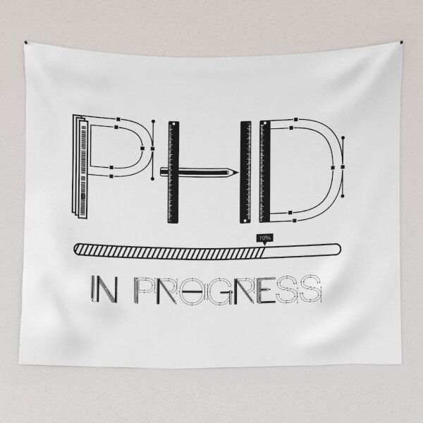 Item preview, Phd In Progress Shirt - Phd Student Tshirt - Doctorate T-Shirt - Phd Program Gift - Funny Phd Shirt - Phd Candidate - Dissertation Defense designed and sold by RUCZENO.