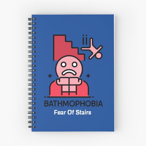 Item preview, Bathmophobia - fear of stairs designed and sold by PhobiaStore.