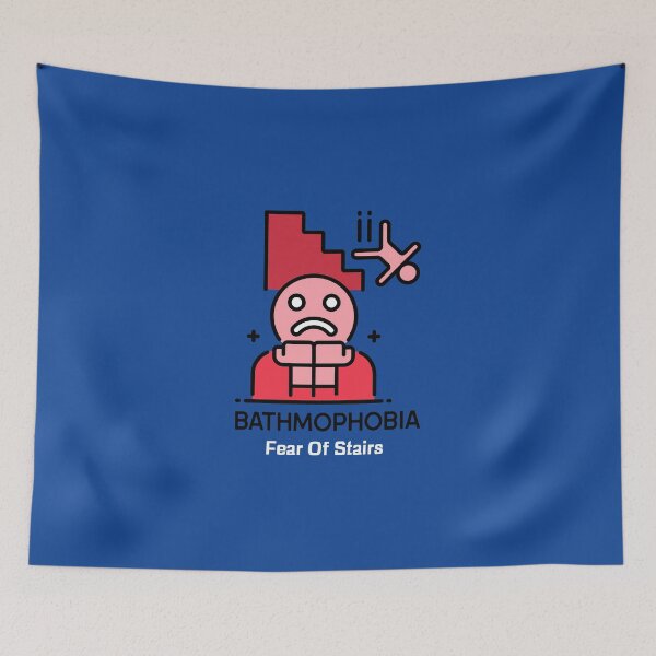 Item preview, Bathmophobia - fear of stairs designed and sold by PhobiaStore.