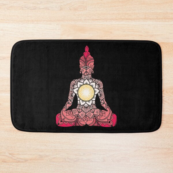 Item preview, Buddha Mandala, Coral Red and Yellow designed and sold by squishyrainbow.