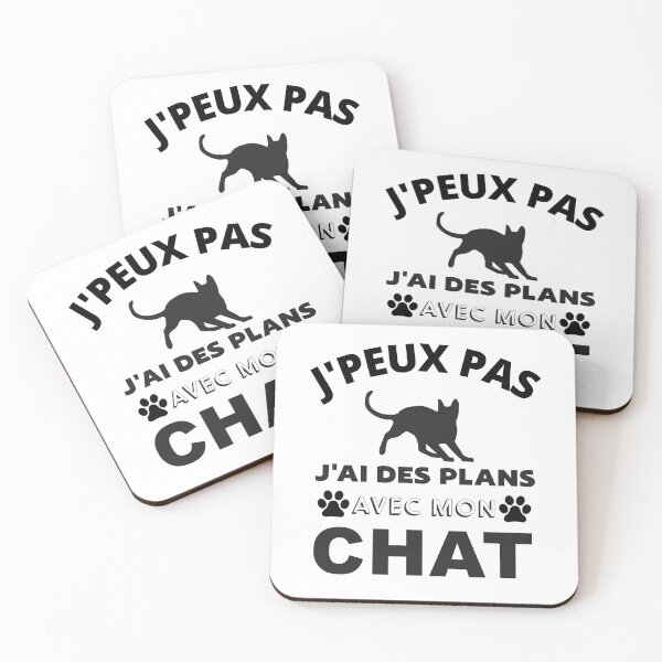 Aperçu de l'œuvre Je peux pas des plans chat humour fête créée et vendue par joozybart.