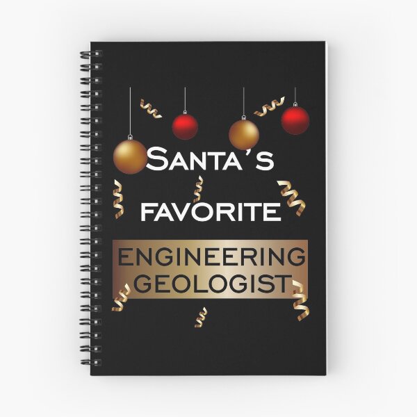 Item preview, Santa’s Favorite Engineering Geologist  designed and sold by VikiQuick.