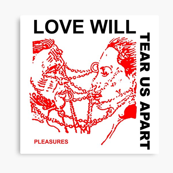 Love Will Tear Us Apart Canvas Prints Redbubble