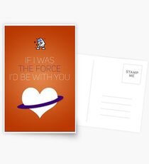 If I Was The Force I'd Be With You - Star Wars Love Postcards