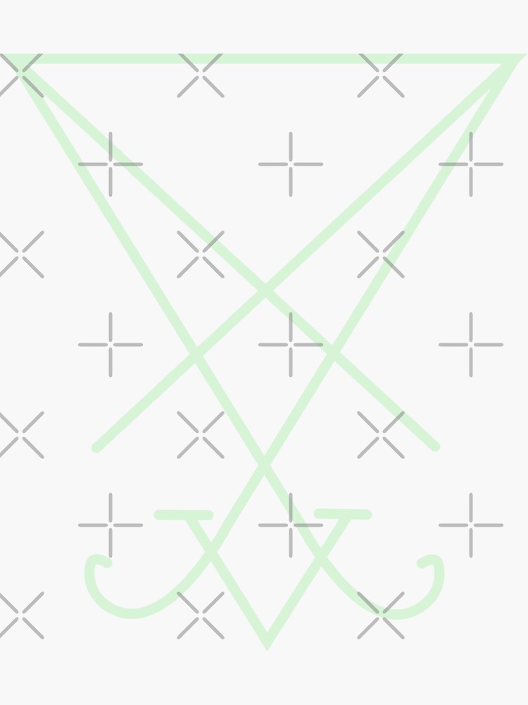 "Phasmophobia ghost writing spooky symbol" Sticker by InlandWaterways