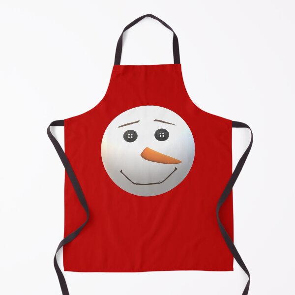 Item preview, Happy Snowman Face (Red Background) designed and sold by ArtByLM.