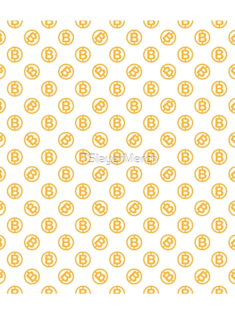 Thumbnail 3 of 3, Scarf, Bitcoin Pattern designed and sold by TSlayerMerch.