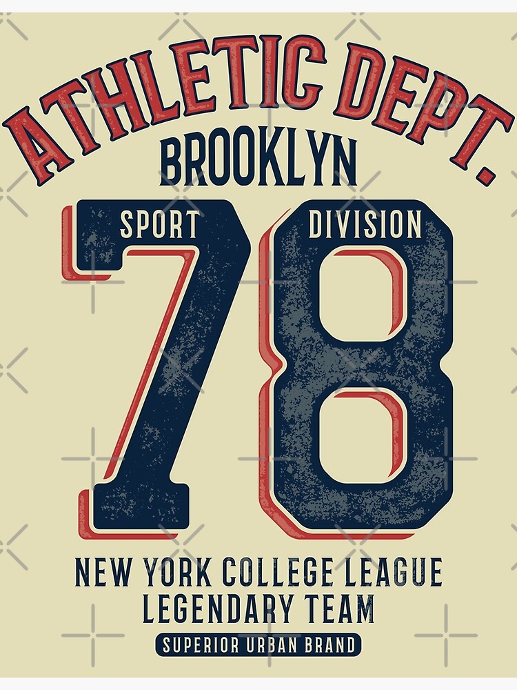 Athletic Wear, Brooklyn Sport Division, Vintage New York College
