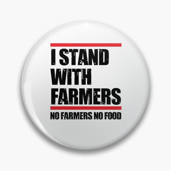Item preview, I stand with farmers - no farmers no food designed and sold by taddd.