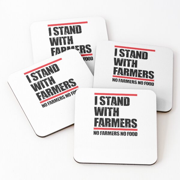 Item preview, I stand with farmers - no farmers no food designed and sold by taddd.