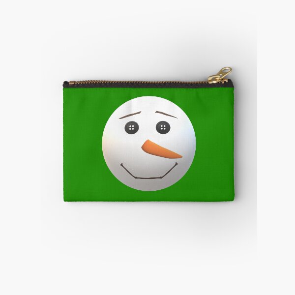 Item preview, Happy Snowman Face (Green Background) designed and sold by ArtByLM.