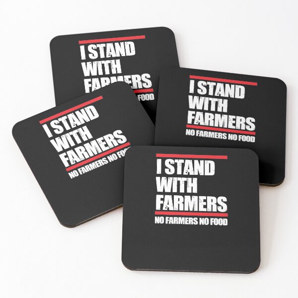 Item preview, I stand with farmers - no farmers no food designed and sold by taddd.