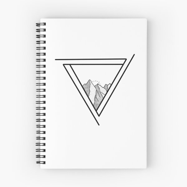 Item preview, Geometric Pointillism Mountains designed and sold by toriicanflyy.