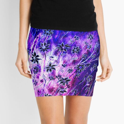 Dragonfly and Daisies Mini Skirt