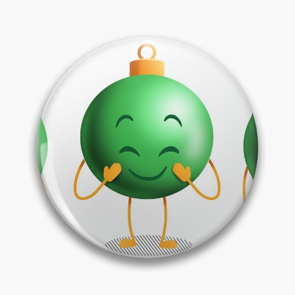 Item preview, Green Cheerful Christmas Ball Ornaments designed and sold by 513KellySt.