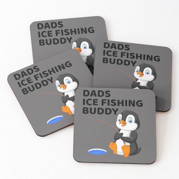 Item preview, Dads Ice Fishing Buddy Funny designed and sold by ByTekk.