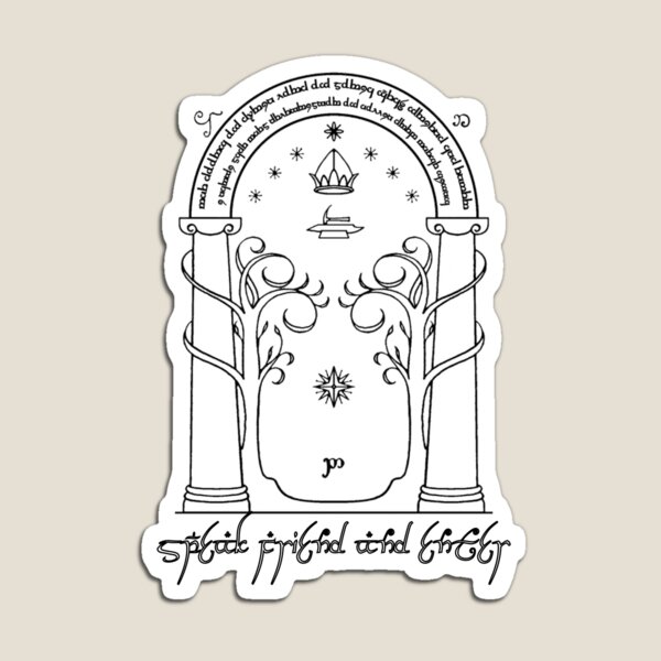 Item preview, Speak Friend & Enter (Door of Moria) designed and sold by Sam Creations.