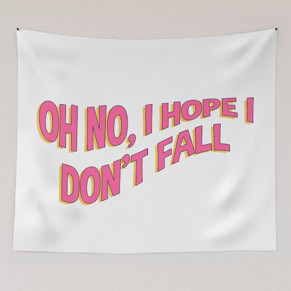 Item preview, Oh no, I hope I don't fall designed and sold by stickersbyLexy-.