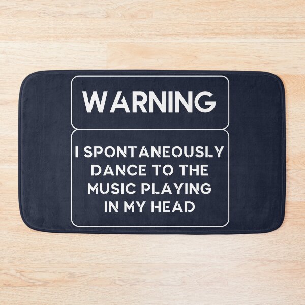Item preview, Warning Spontaneously Dance To Music In Head, Gift Teen Girl, Teen Boy Gift, Unique Gift For Daughter Or Son, Funny Mom Gift designed and sold by AweSoMe Shirts.