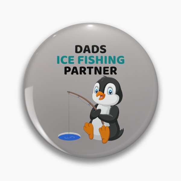 Item preview, Dads Ice Fishing Partner Funny Kids designed and sold by ByTekk.
