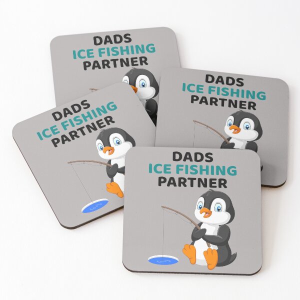 Item preview, Dads Ice Fishing Partner Funny Kids designed and sold by ByTekk.