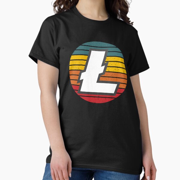 Artikel-Vorschau von Litecoin Grunge Sonnenuntergang, designt und verkauft von Bitcoin-Fashion.