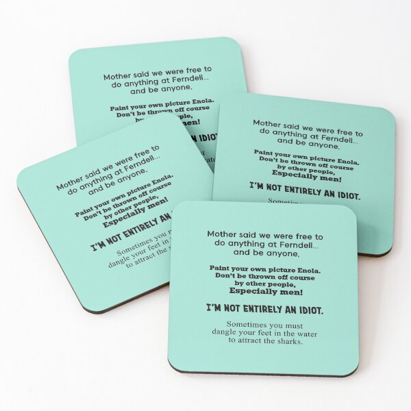 Item preview, Enola Holmes quotes set designed and sold by SerenaMinimal.