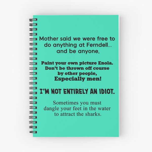 Item preview, Enola Holmes quotes set designed and sold by SerenaMinimal.