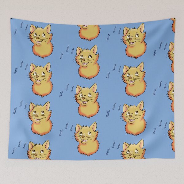 Item preview, Singing Hopeful Yellow Cat designed and sold by AshWolfForever.