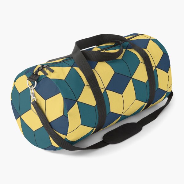 Item preview, Navy Blue and Yellow Kikko Traditional Japanese Pattern designed and sold by Heedee Design.