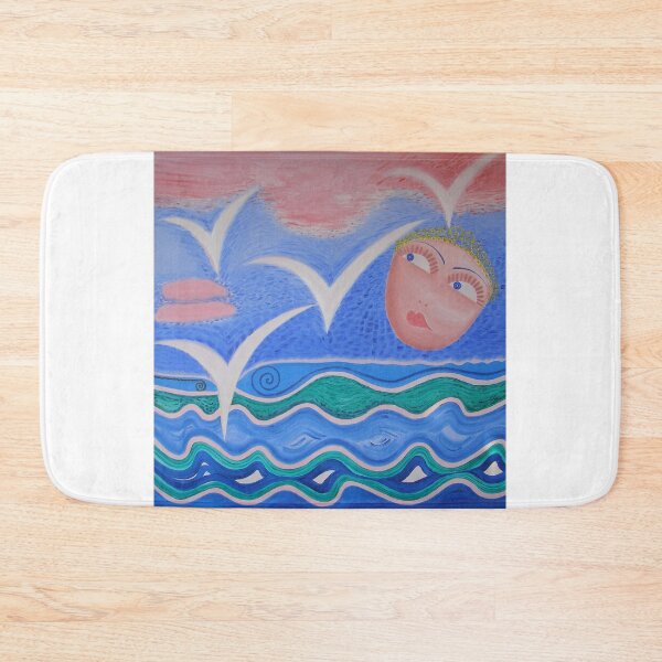 Item preview, Sea Waves birds mermaid designed and sold by Vincent Loverso.