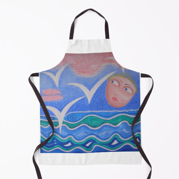 Item preview, Sea Waves birds mermaid designed and sold by Vincent Loverso.