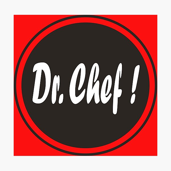 Artikelvorschau, Dr. Chef, Küchenlogo, Http://workshop5.redbubble.com entworfen und verkauft von workshop5.