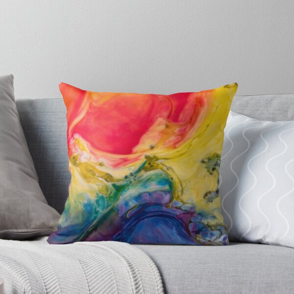 Item preview, Fiery Rainbow Watercolor Marble  designed and sold by RGeeStore.