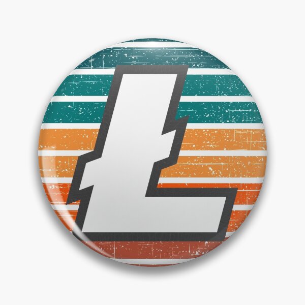 Item preview, Litecoin Cryptocurrency Grunge Modern  designed and sold by Bitcoin-Fashion.