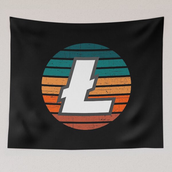 Item preview, Litecoin Cryptocurrency Grunge Modern  designed and sold by Bitcoin-Fashion.