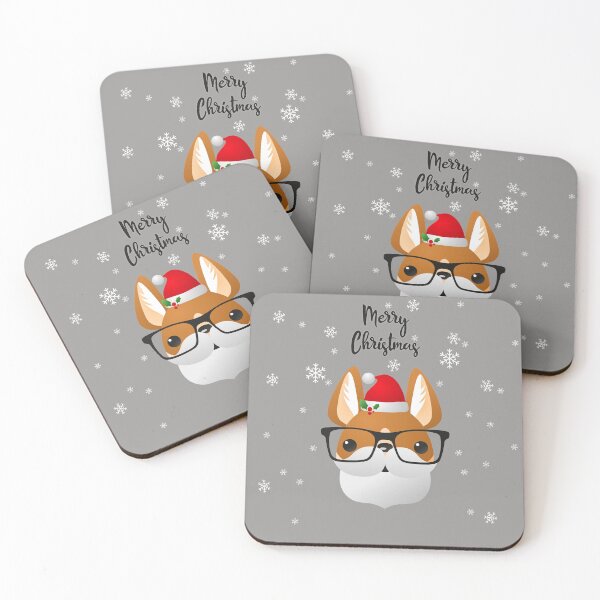 Item preview, Santa Corgi Merry Christmas - Merry Corgmas - Gray designed and sold by Kevin-PR.