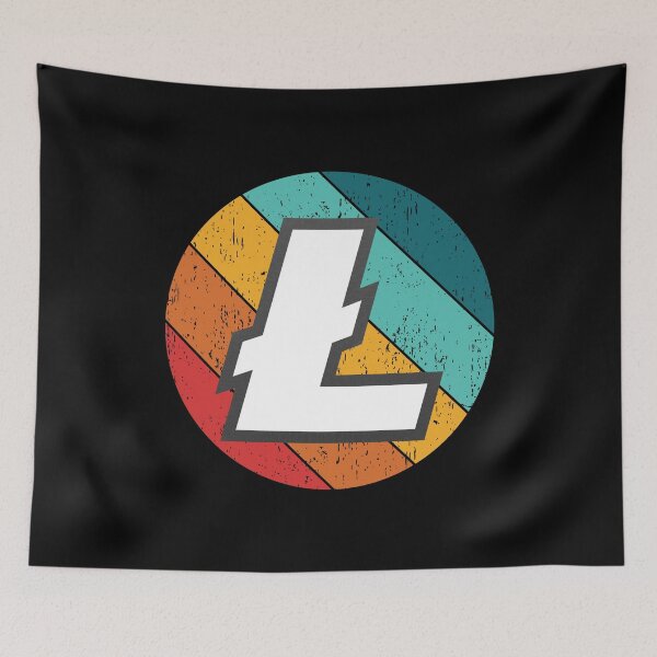 Item preview, Litecoin Cryptocurrency Grunge Modern v2  designed and sold by Bitcoin-Fashion.