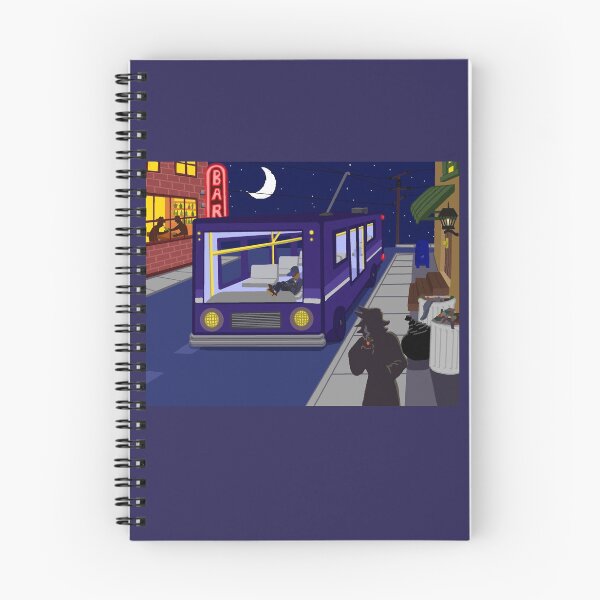 Item preview, The Lofi Night Bus designed and sold by TaylorBosworth.