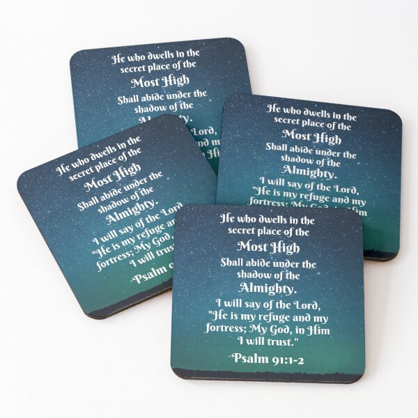 Item preview, Bible Verse Home Decoration Psalm 91:1-2 designed and sold by Hermlin95.