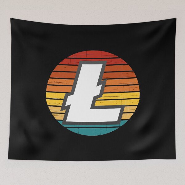 Item preview, Litecoin Cryptocurrency Grunge v3 designed and sold by Bitcoin-Fashion.