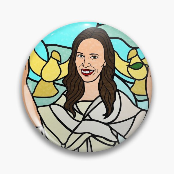 Item preview, Jacinda Ardern Stained Glass Window designed and sold by Sweet-As.