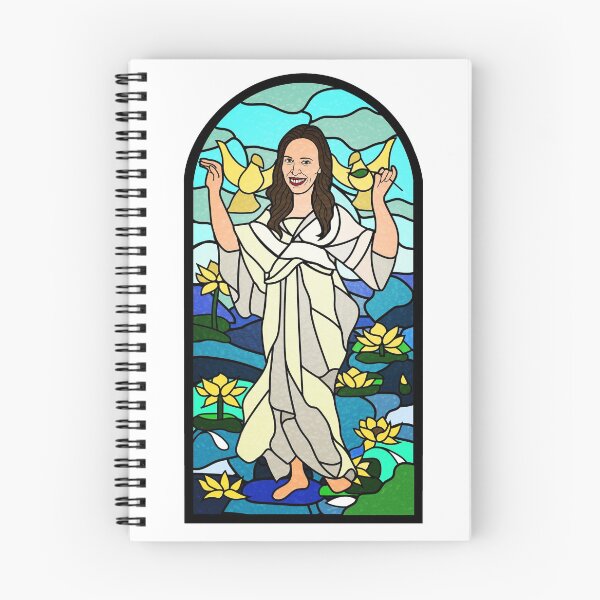 Item preview, Jacinda Ardern Stained Glass Window designed and sold by Sweet-As.