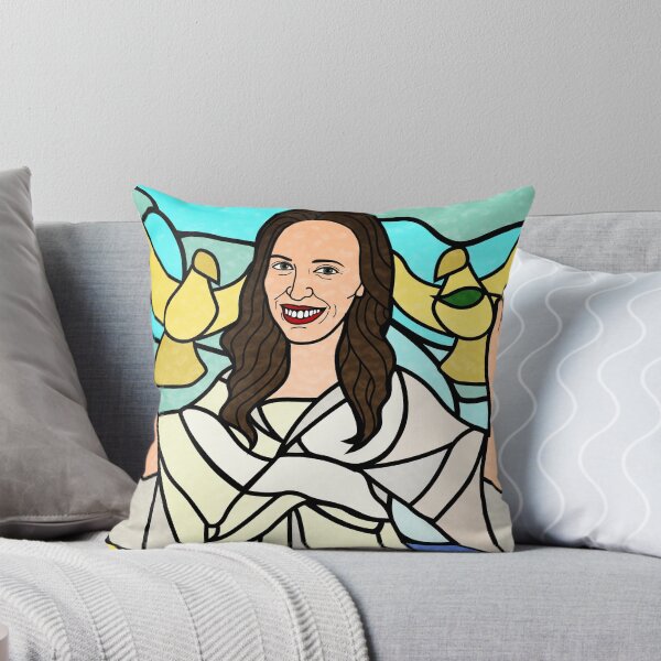 Item preview, Jacinda Ardern Stained Glass Window designed and sold by Sweet-As.